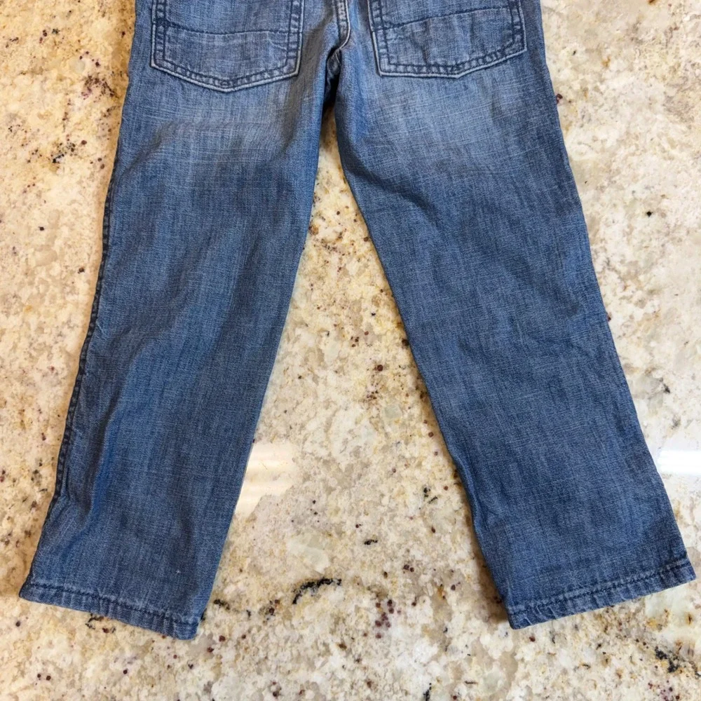 Gap Denim Boys 4 Years Slim Pull On Jeans Medium Wash Elastic Waist 100% Cotton